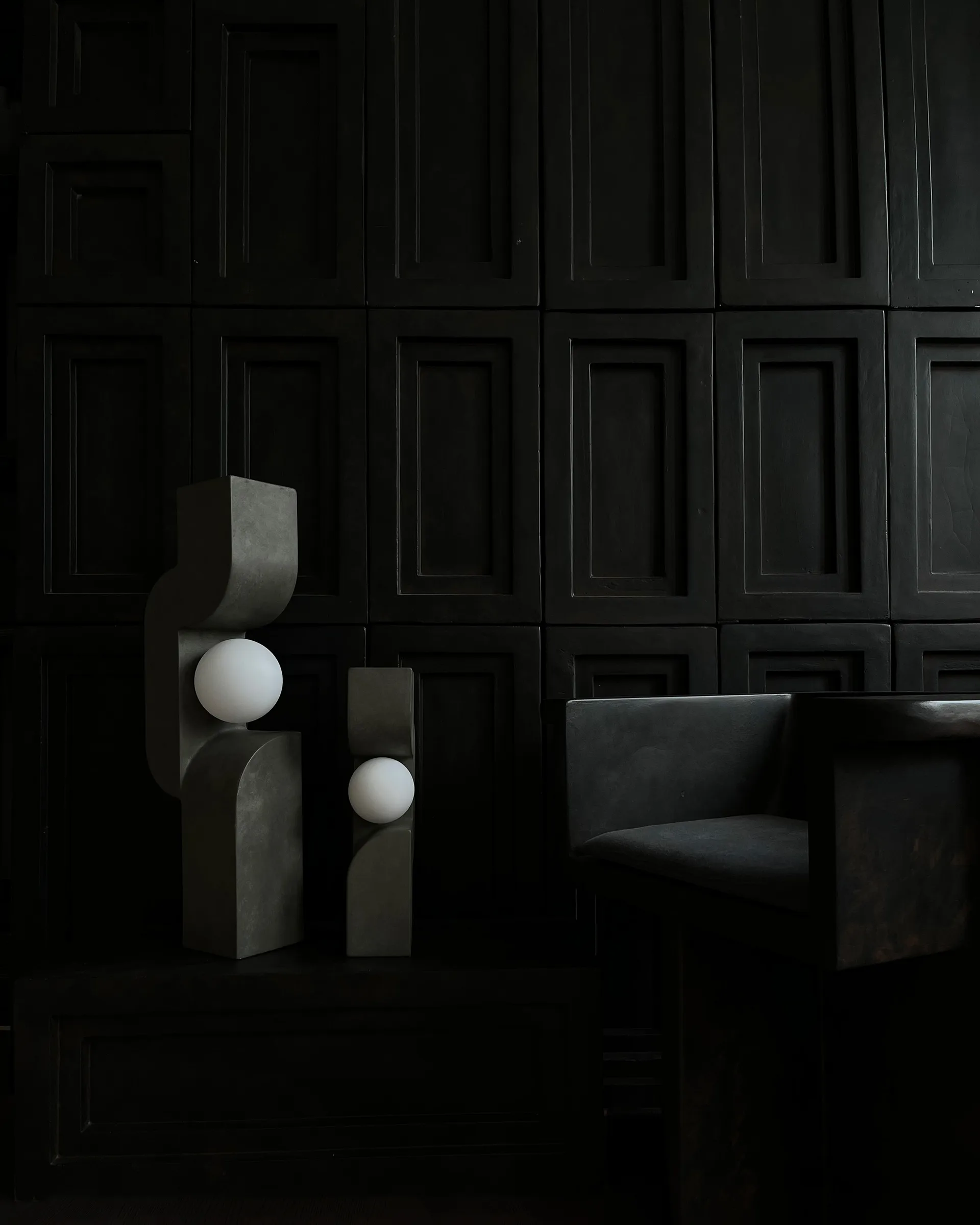 坐姿人形灯 深灰色, 16x42.5cm 101 Copenhagen