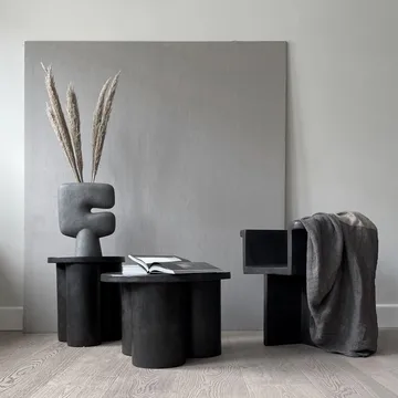 Big Foot矮款边桌 直径65cm - 咖啡 - 101 Copenhagen