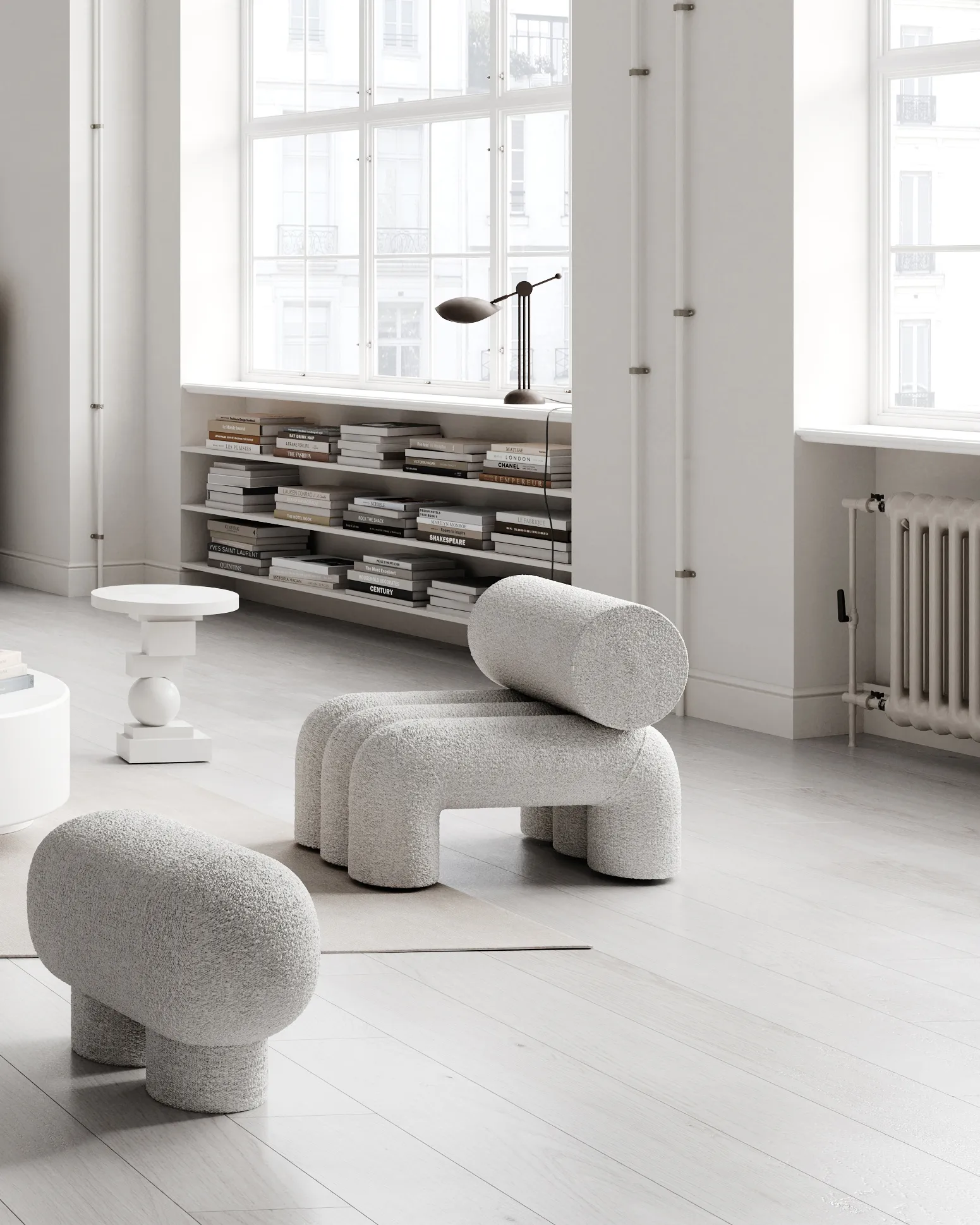 Big Foot 长椅 小, Nubuck 101 Copenhagen