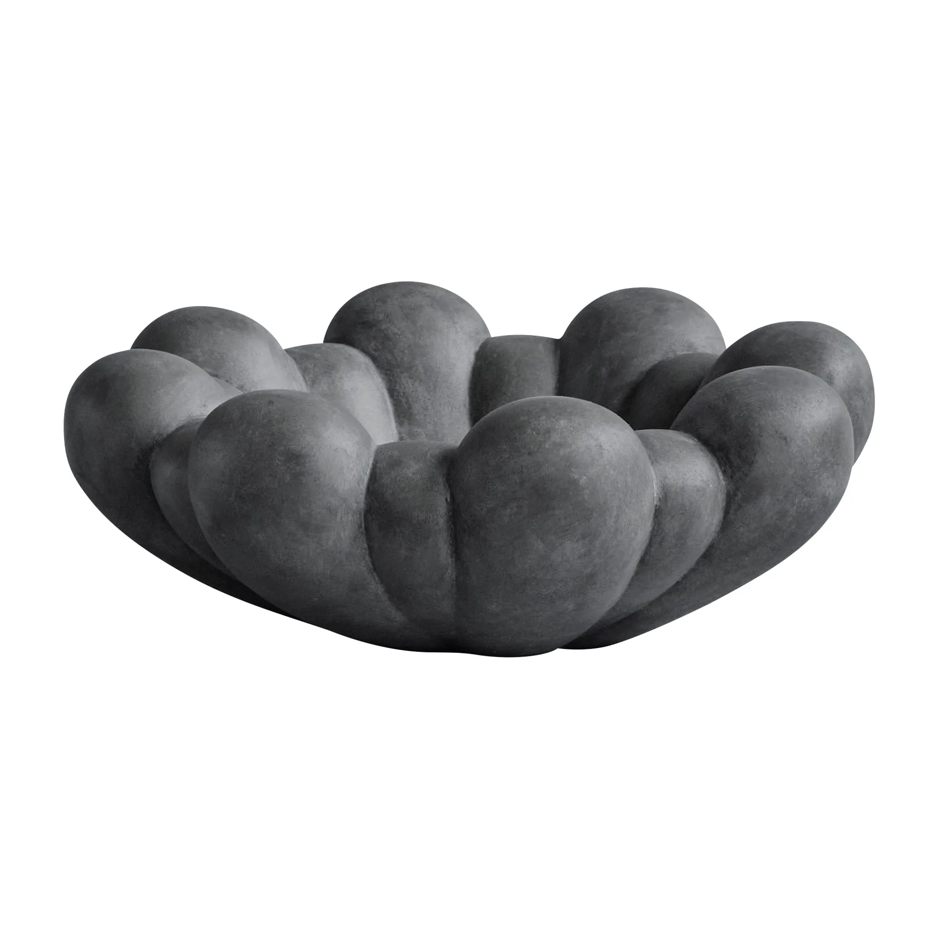 Bloom tray 碗  large, Dark 灰色 101 Copenhagen
