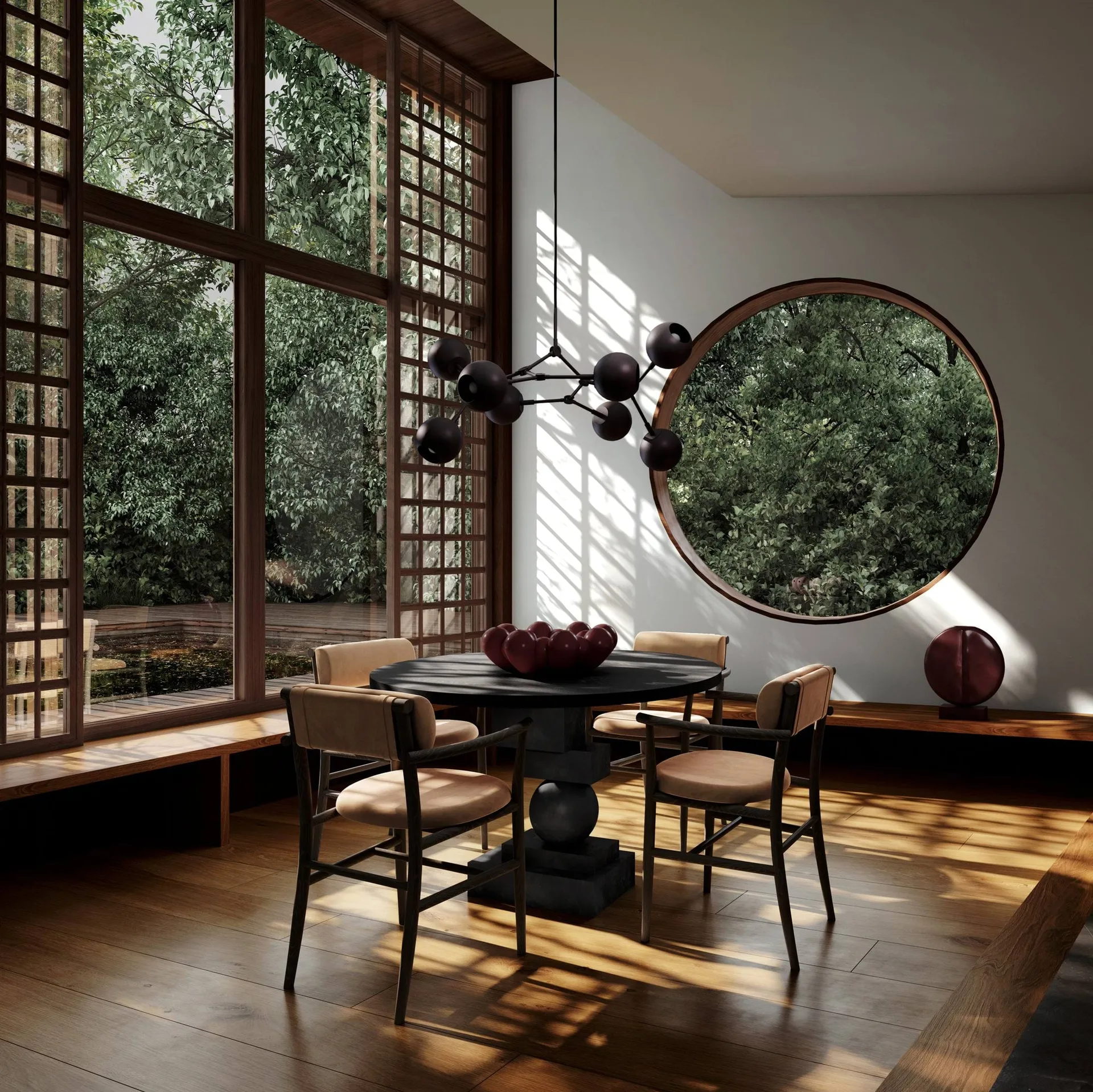 Bloom 大号托盘碗, 栗色 101 Copenhagen