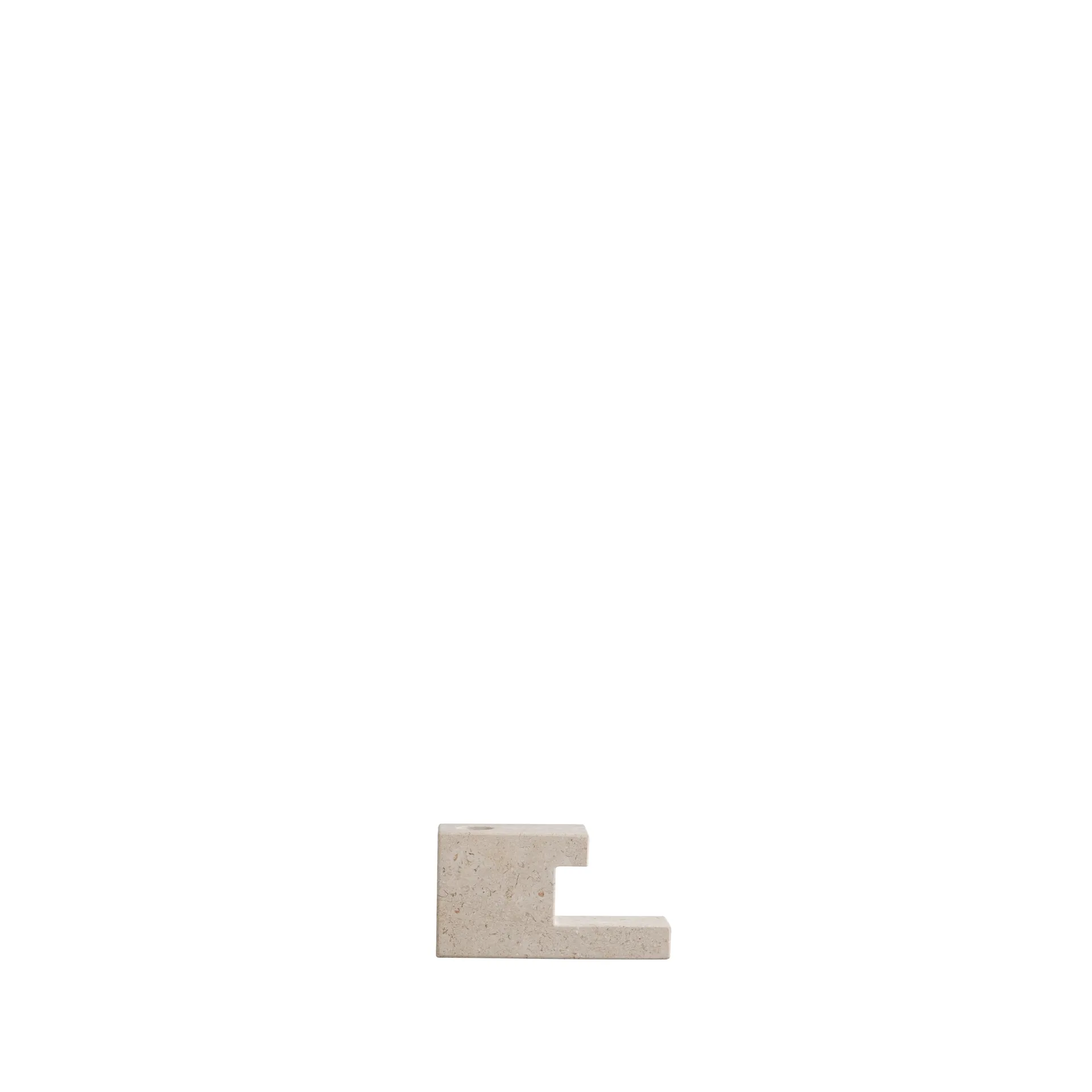 Brick 烛台 limestone 7.5x14 cm, 石灰石色 101 Copenhagen