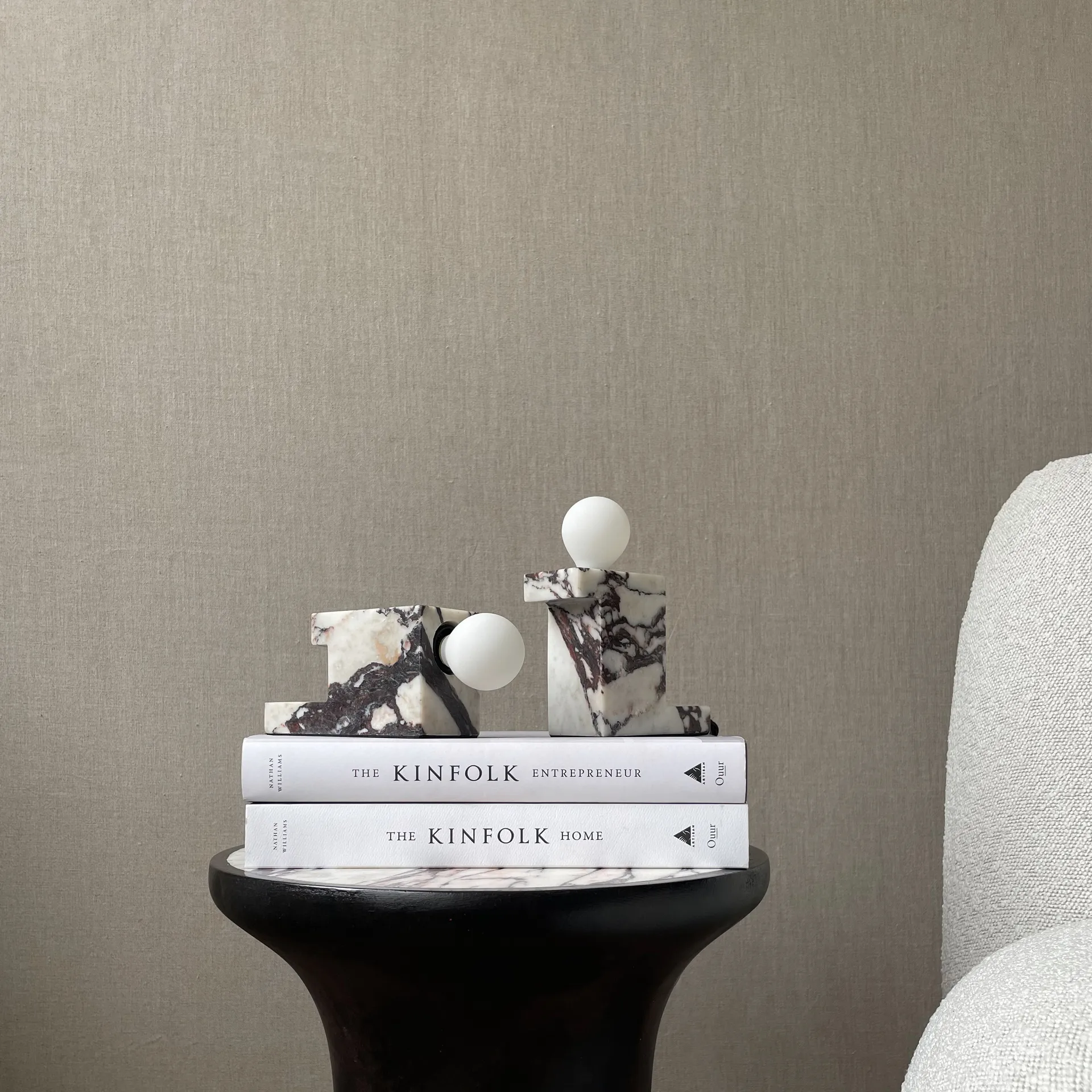 Brick low 灯 8x14 cm, Calacatta 101 Copenhagen