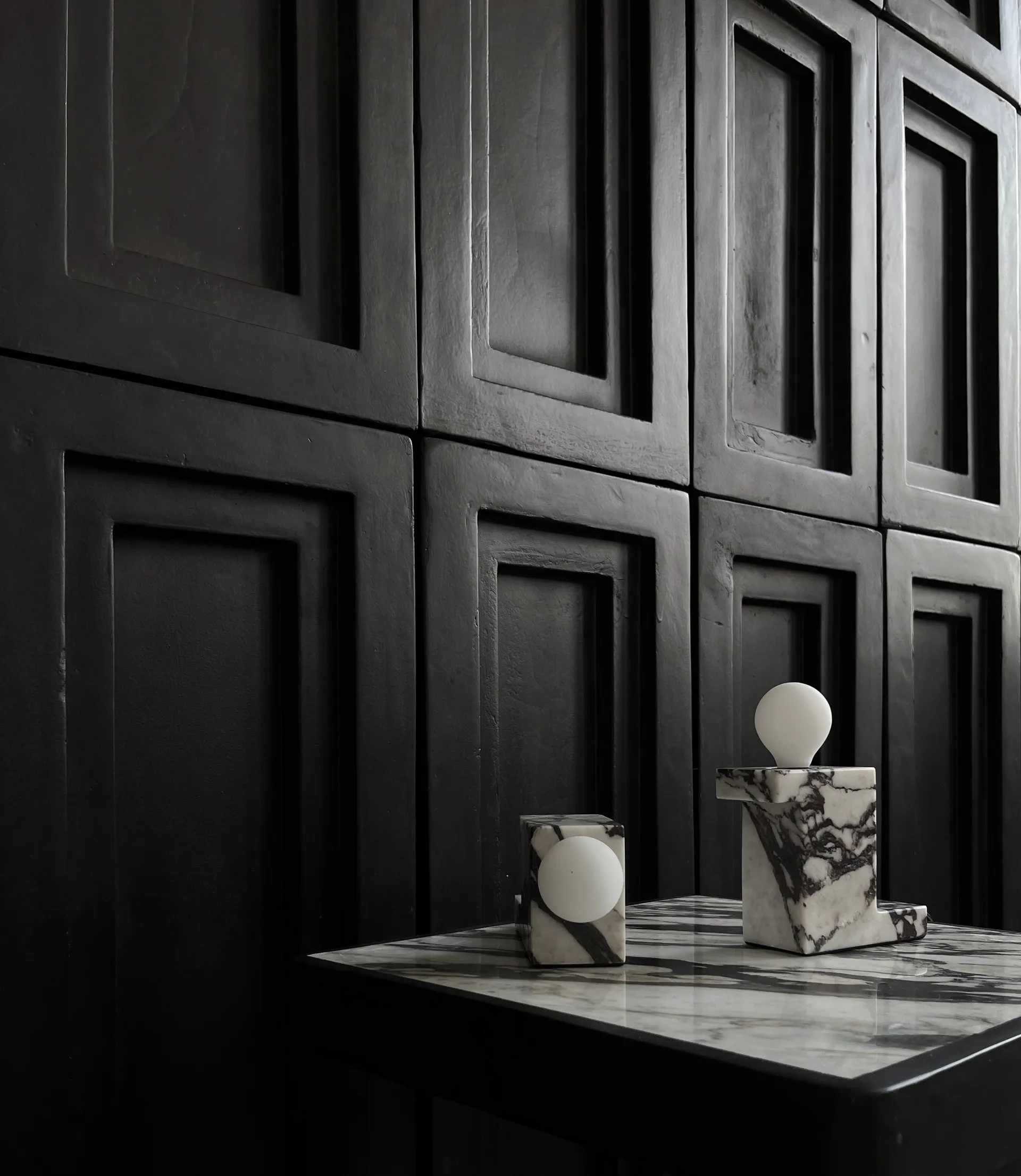 Brick low 灯 8x14 cm, Calacatta 101 Copenhagen