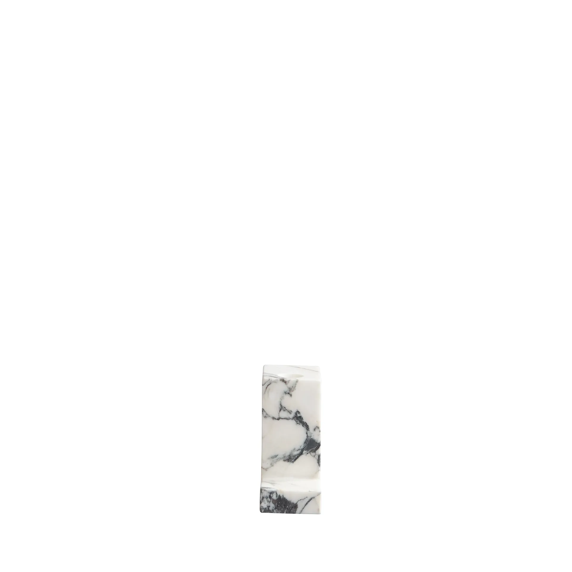 Brick款高脚烛台10.5x12.5cm, 卡拉拉白大理石 101 Copenhagen