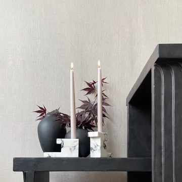 Brick矮款烛台7.5x14cm - 卡拉拉白 - 101 Copenhagen