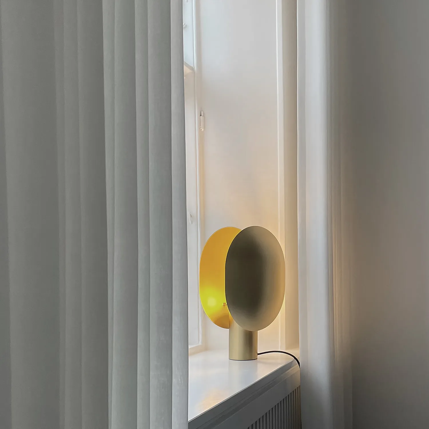 Clam台灯43.5cm, 黄铜色 101 Copenhagen