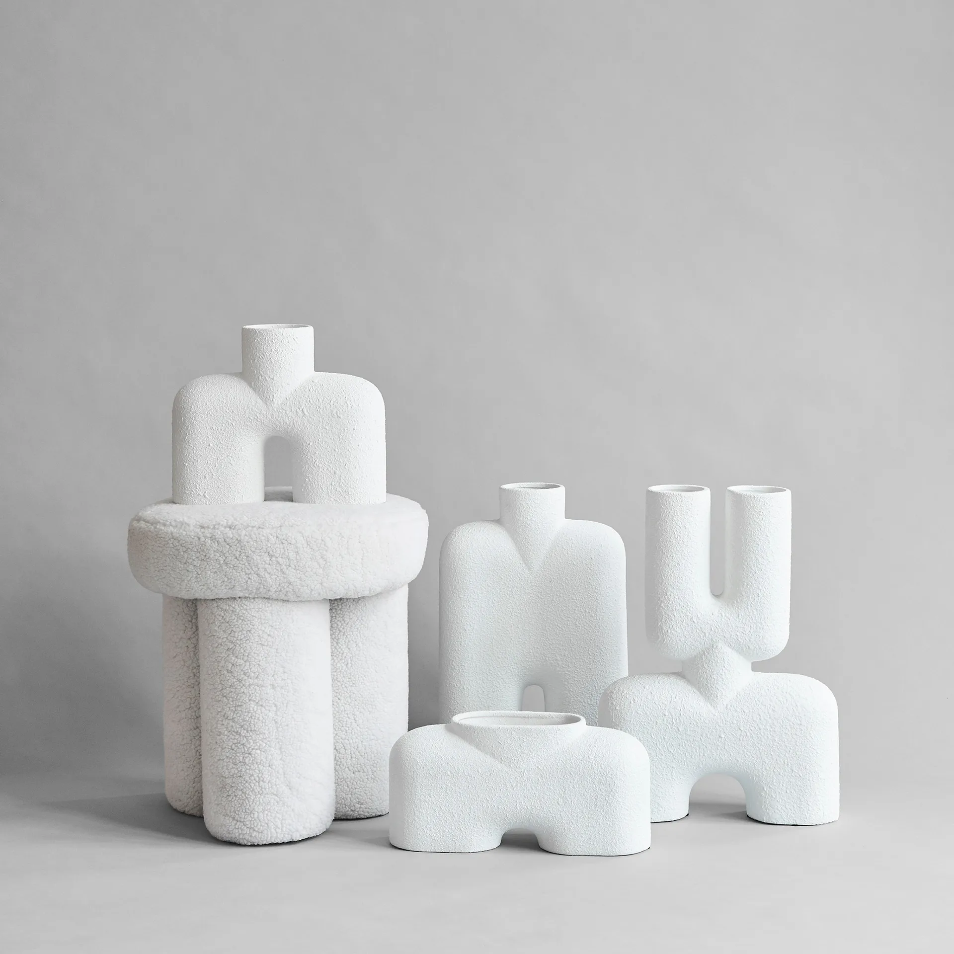 Cobra Double Medio 花瓶 34x47 cm, Bubble 白色 101 Copenhagen