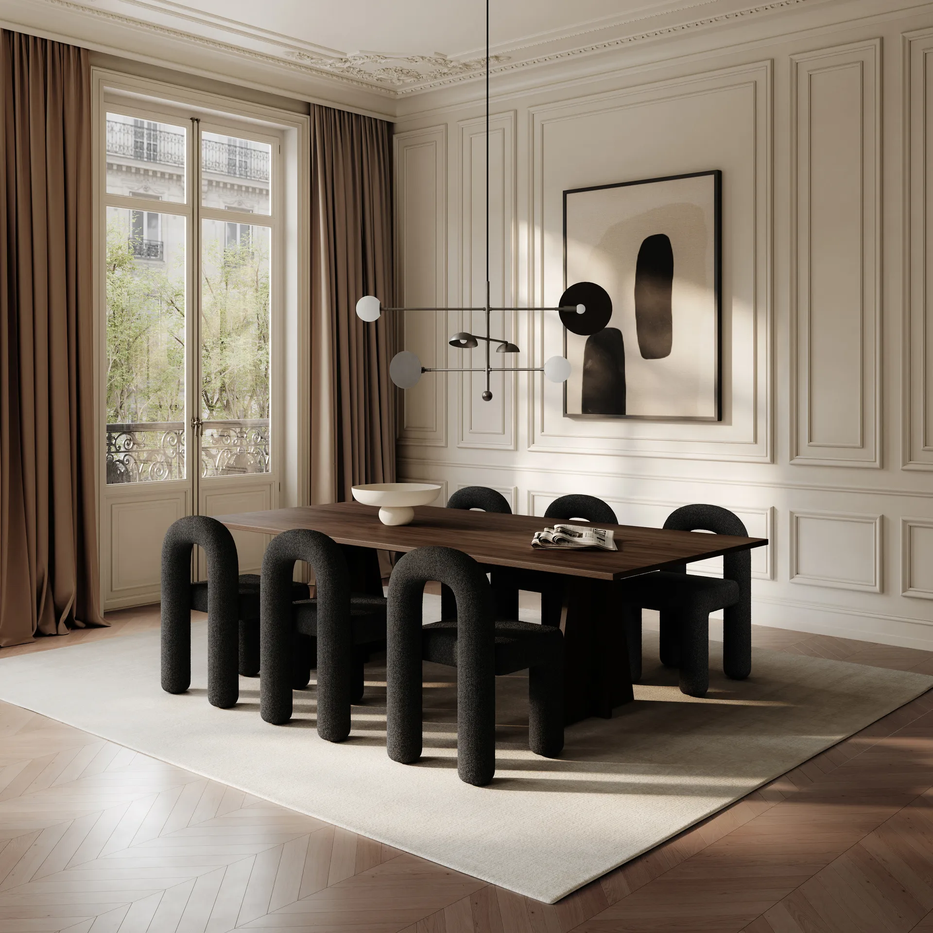 Daiku dining 椅子, Deep 灰褐色 101 Copenhagen