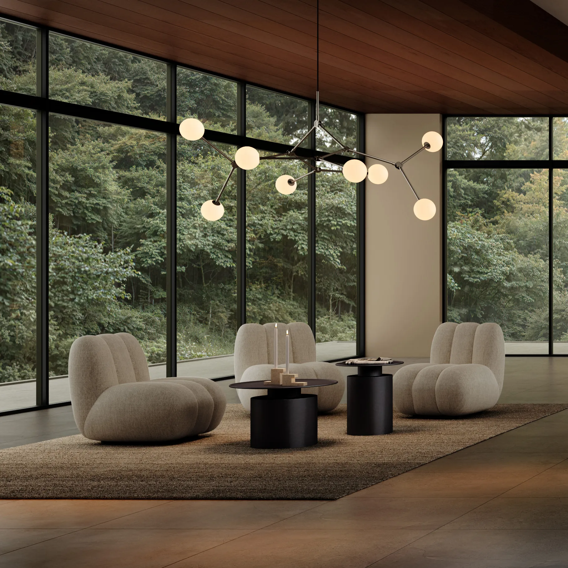 Drop 枝形吊灯 Bulp 枝形吊灯 grande, 灰色 101 Copenhagen