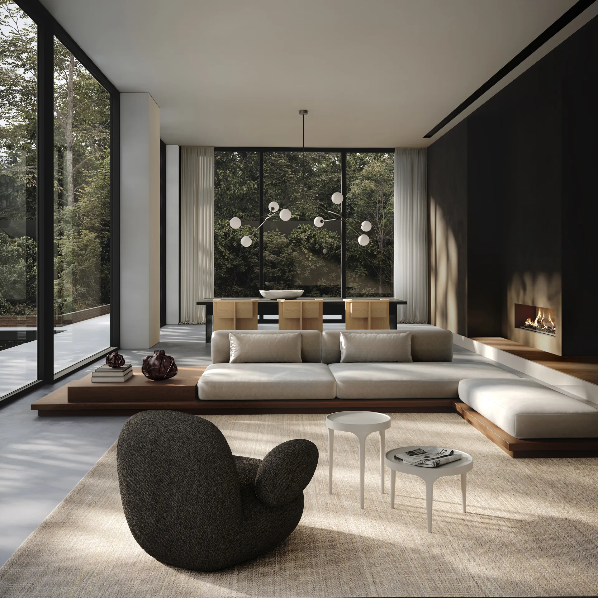 Drop 枝形吊灯 Bulp 枝形吊灯 grande, 灰色 101 Copenhagen