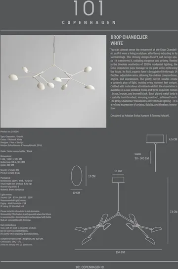 Drop 枝形吊灯 枝形吊灯 - 白色 - 101 Copenhagen