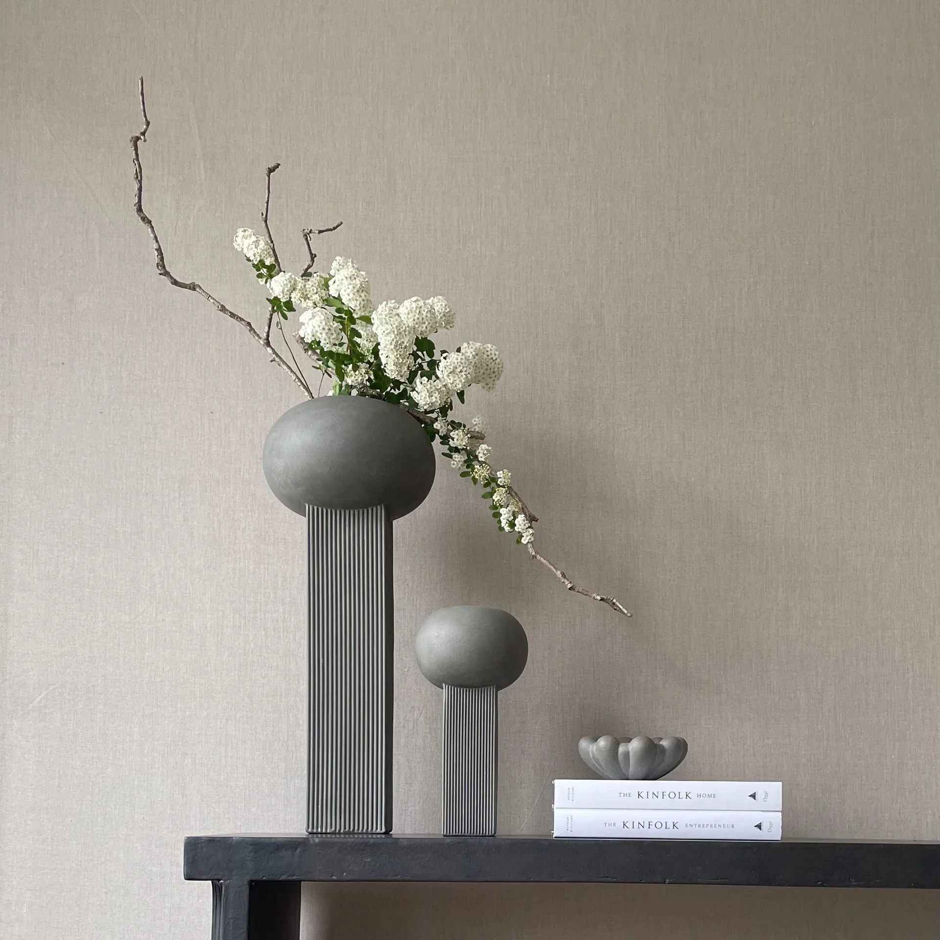 Empire花瓶 直径24cm, 深灰色 101 Copenhagen