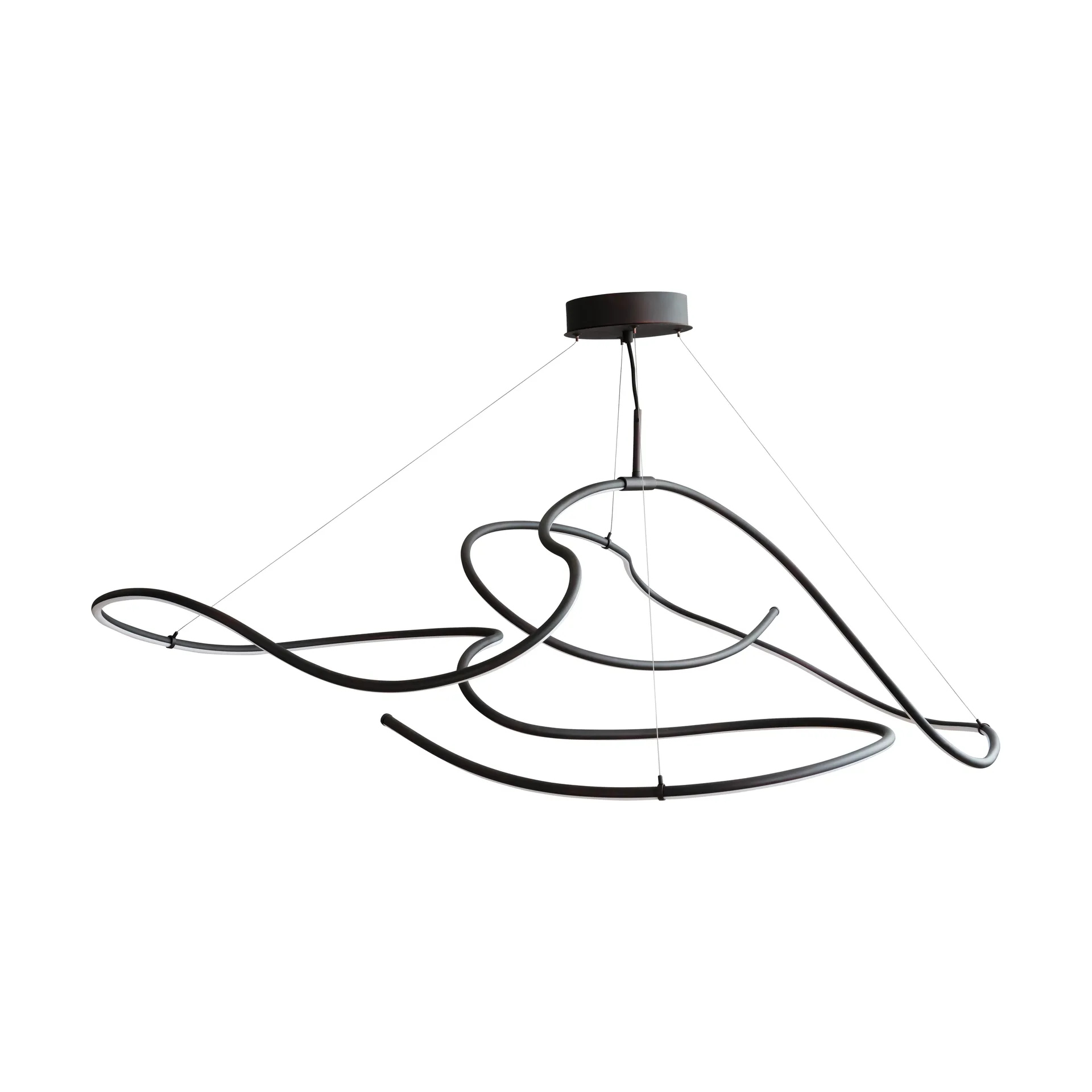 Ghost 枝形吊灯 big 吊灯, Burned black 101 Copenhagen