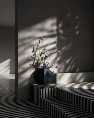 Guggenheim 花瓶北欧简约风格家居装饰花瓶 - 深绿色 - 101 Copenhagen