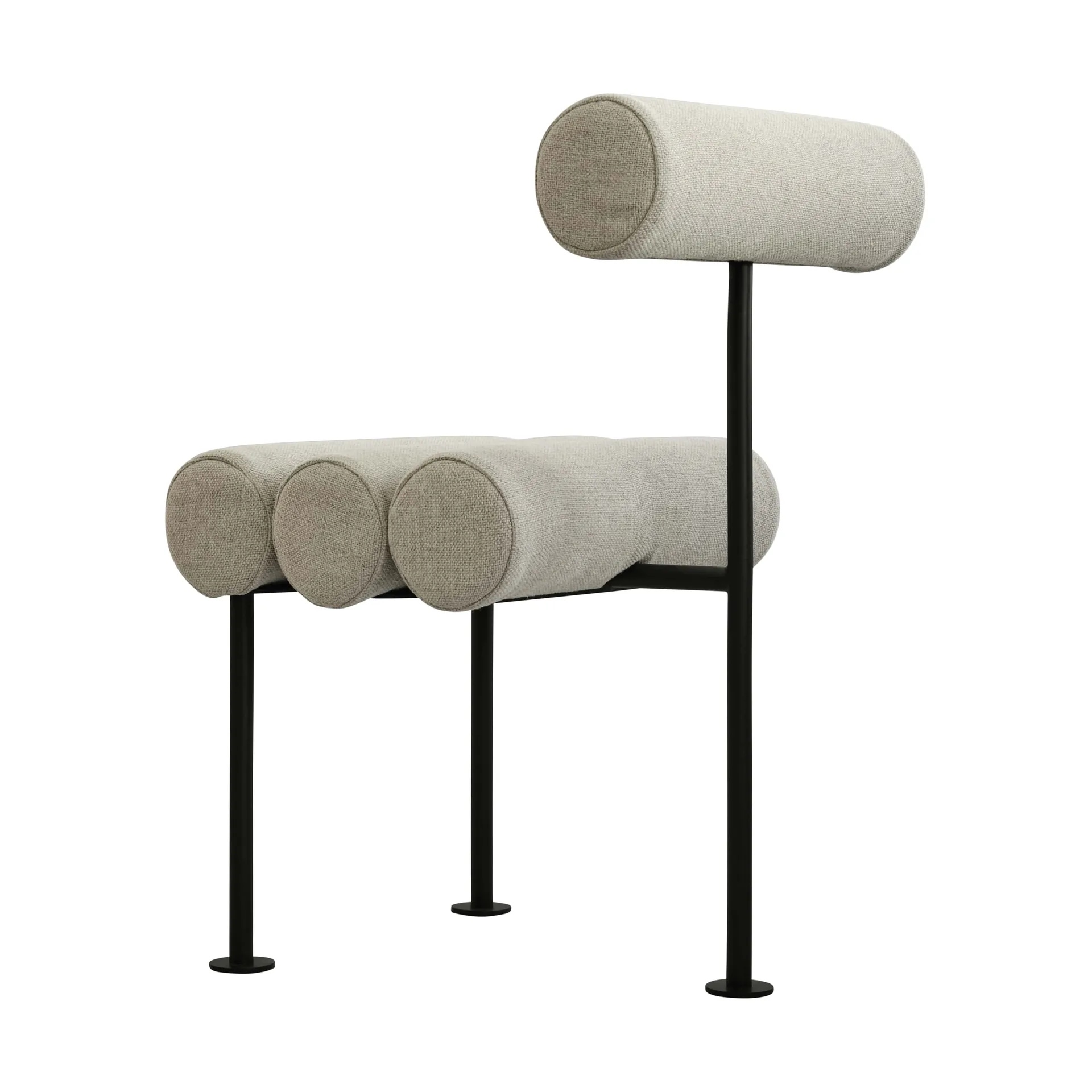 Hiro dining 椅子, 黑色 frame-沙色 101 Copenhagen