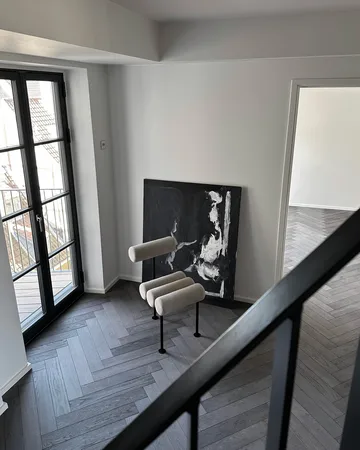 Hiro dining 椅子 - 黑色 frame-沙色 - 101 Copenhagen