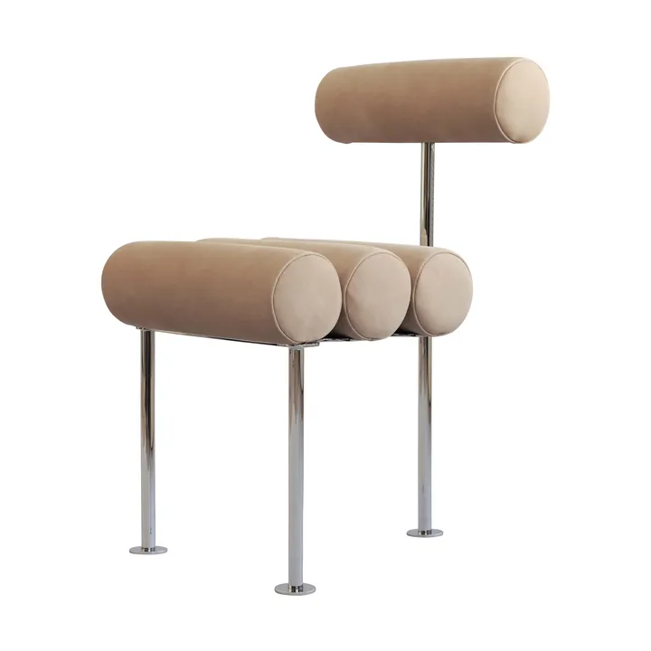 Hiro dining 椅子 - 不锈钢-nubuck - 101 Copenhagen