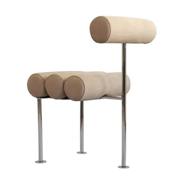 Hiro dining 椅子 - 不锈钢-nubuck - 101 Copenhagen