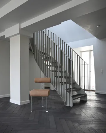 Hiro dining 椅子 - 不锈钢-nubuck - 101 Copenhagen