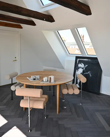 Hiro dining 椅子 - 不锈钢-nubuck - 101 Copenhagen