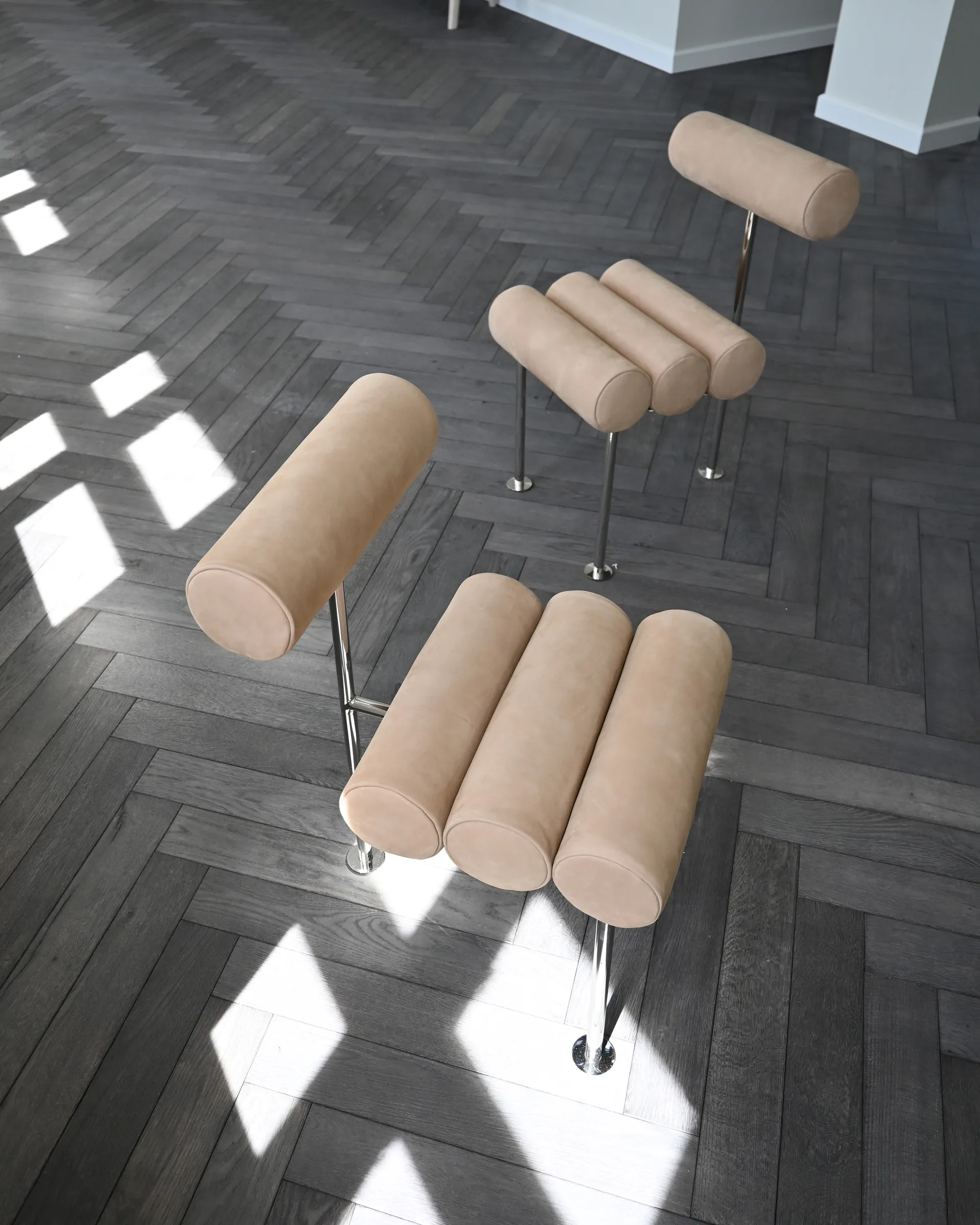 Hiro dining 椅子, 不锈钢-nubuck 101 Copenhagen