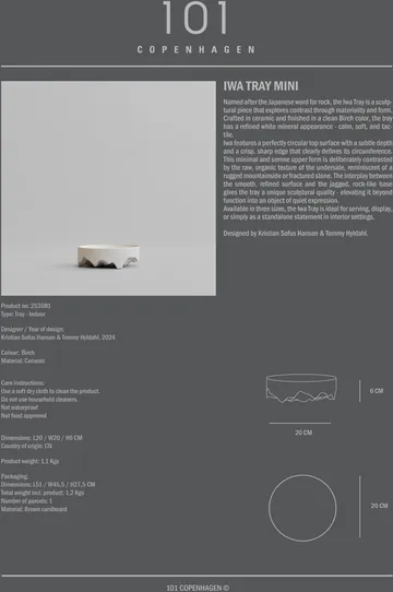 Iwa装饰托盘 - 桦木_Ø20 - 101 Copenhagen