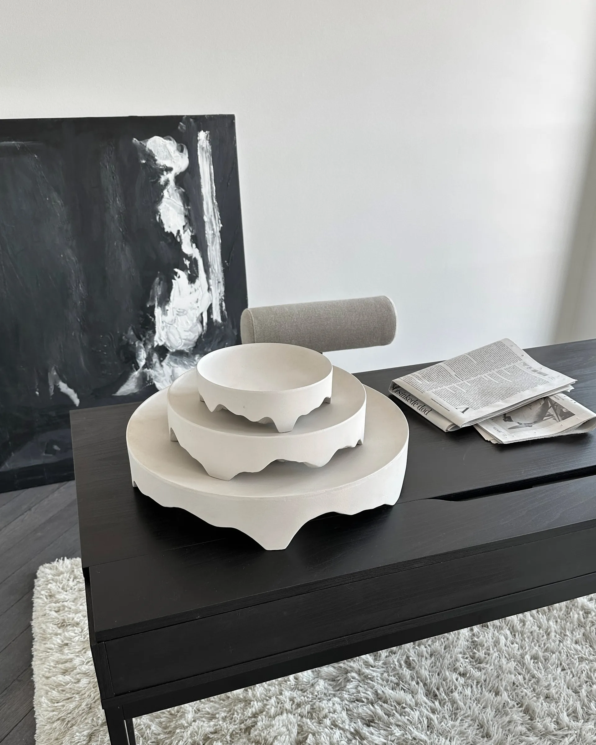 Iwa decorative 托盘, Birch, Ø20 101 Copenhagen