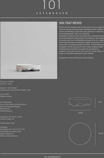 Iwa decorative 托盘 - Birch, Ø30 - 101 Copenhagen