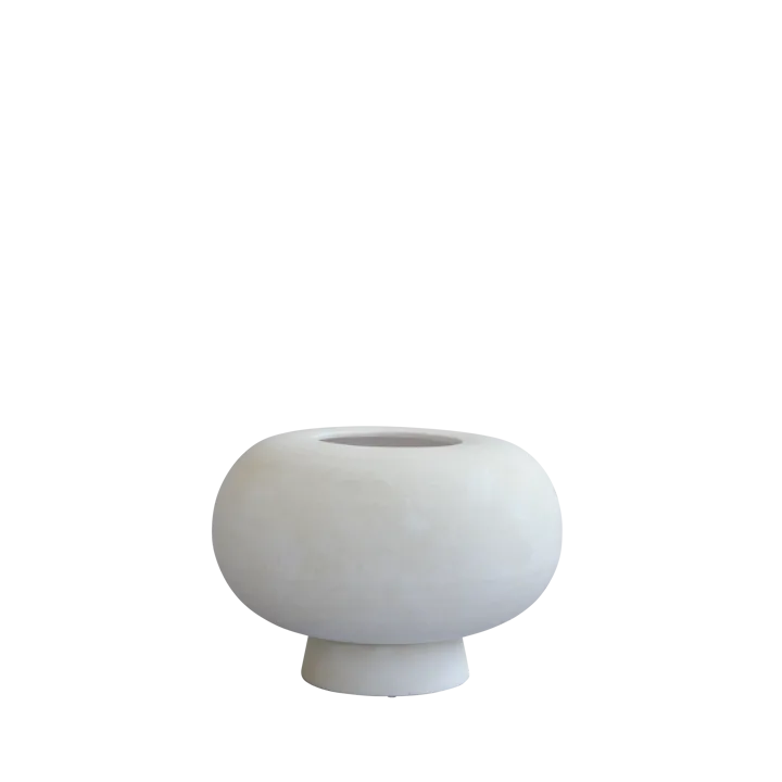 Kabin 玻璃 花瓶北欧简约风格家居装饰花瓶 - 骨白色_白色 - 101 Copenhagen
