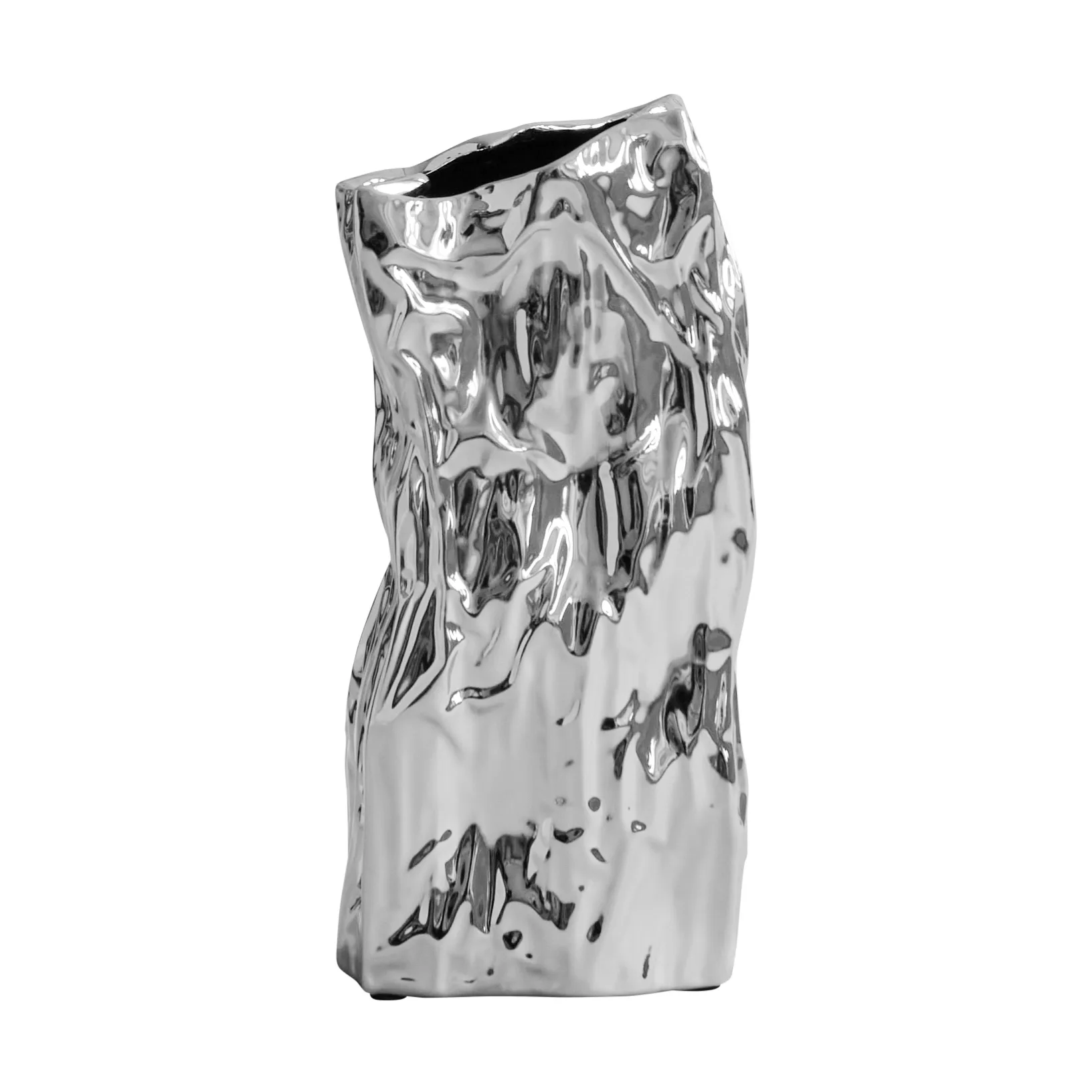 Kami 中号花瓶 35x16cm, 铬色 101 Copenhagen