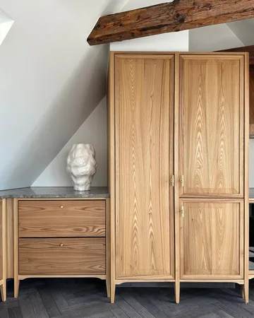 Katachi 花瓶 中 - High glaze birch - 101 Copenhagen