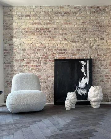 Katachi 花瓶 中 - High glaze birch - 101 Copenhagen