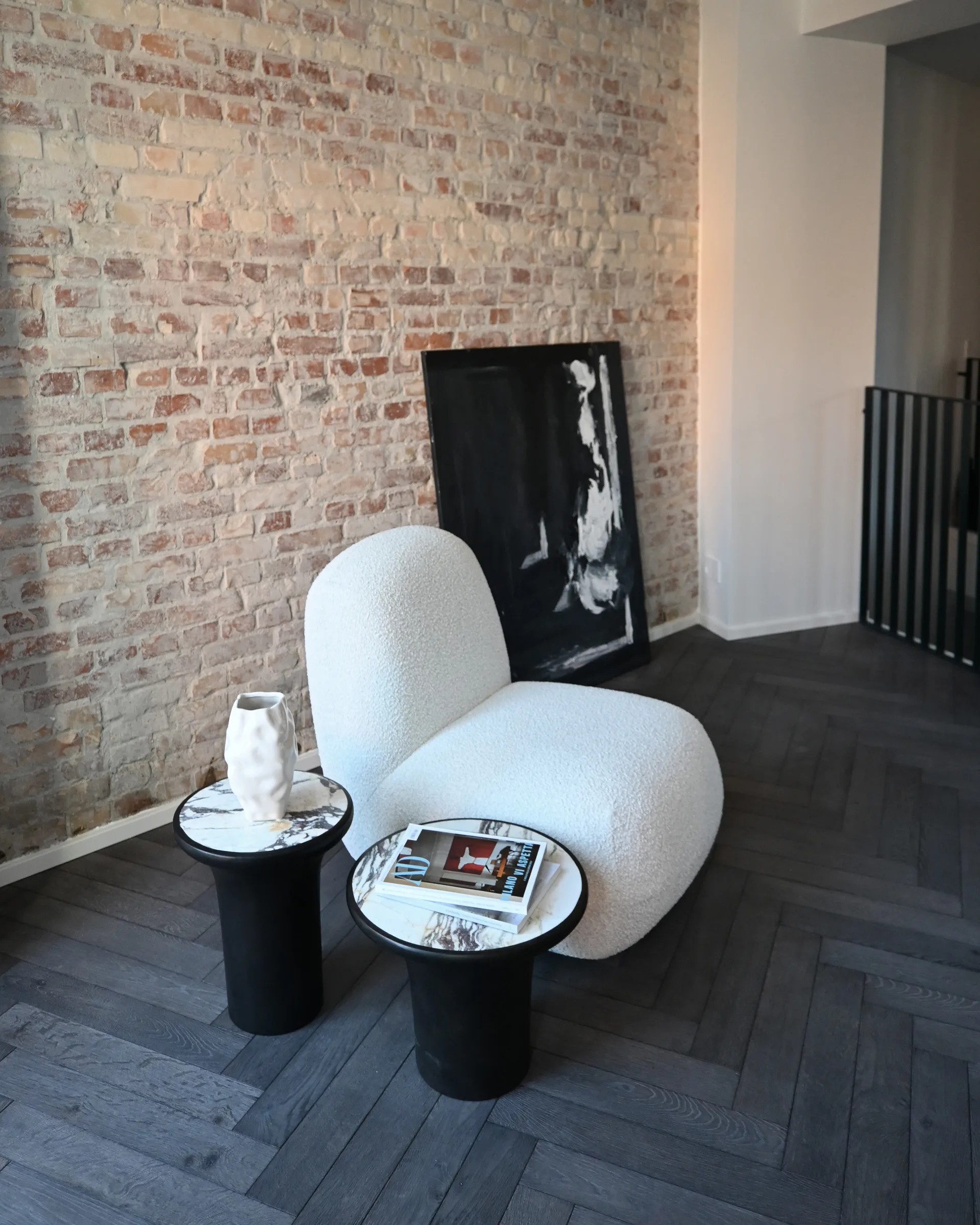 Katachi 花瓶 mini, High glaze birch 101 Copenhagen