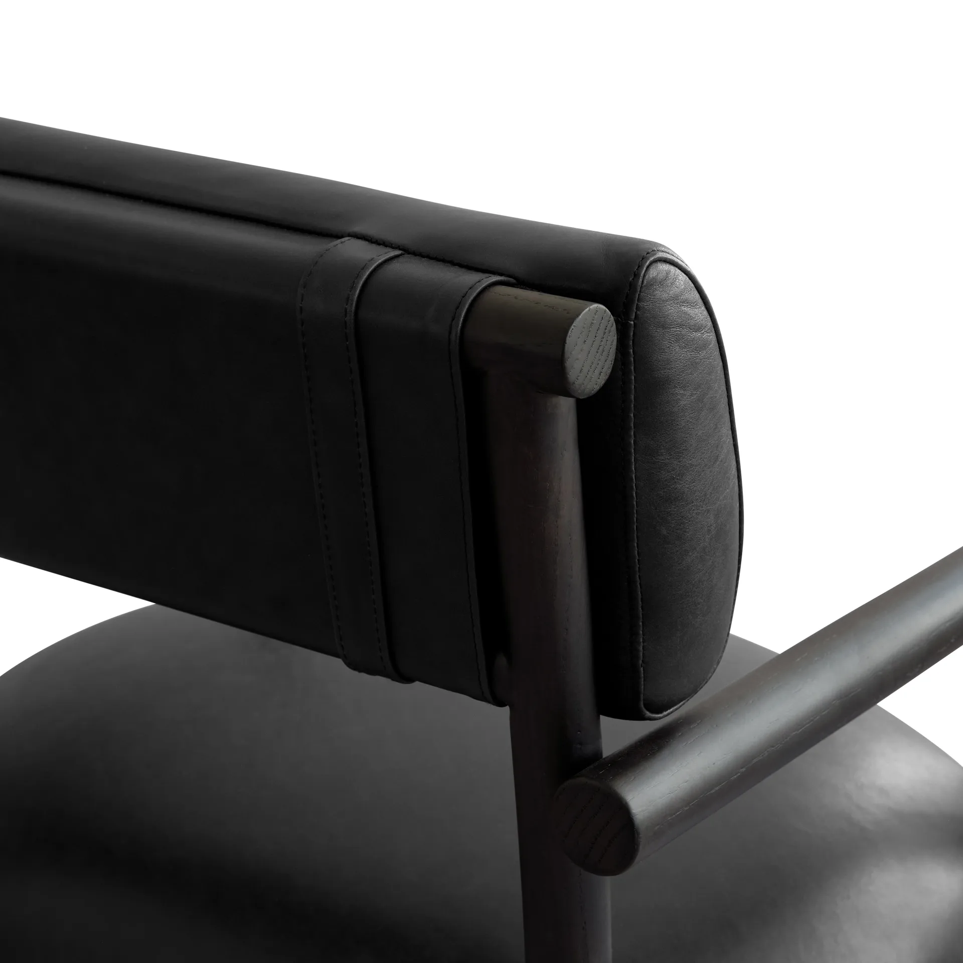 Nama lounge 椅子, Aniline 皮革 黑色 101 Copenhagen