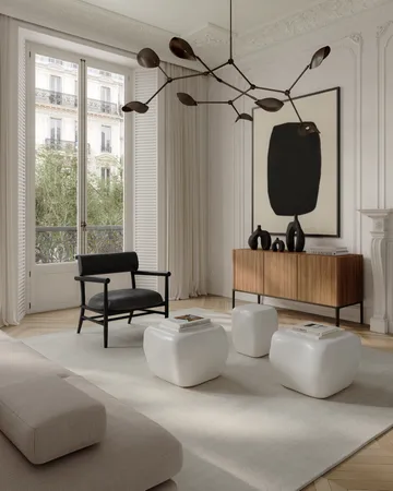 Nama lounge 椅子 - Aniline 皮革 黑色 - 101 Copenhagen