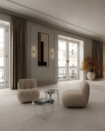 Phantom 小边桌 - 镀铬色 low - 101 Copenhagen