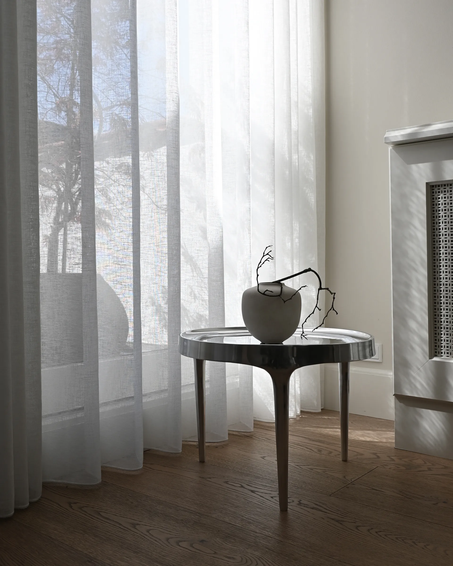 Phantom 小边桌, 镀铬色 tall 101 Copenhagen