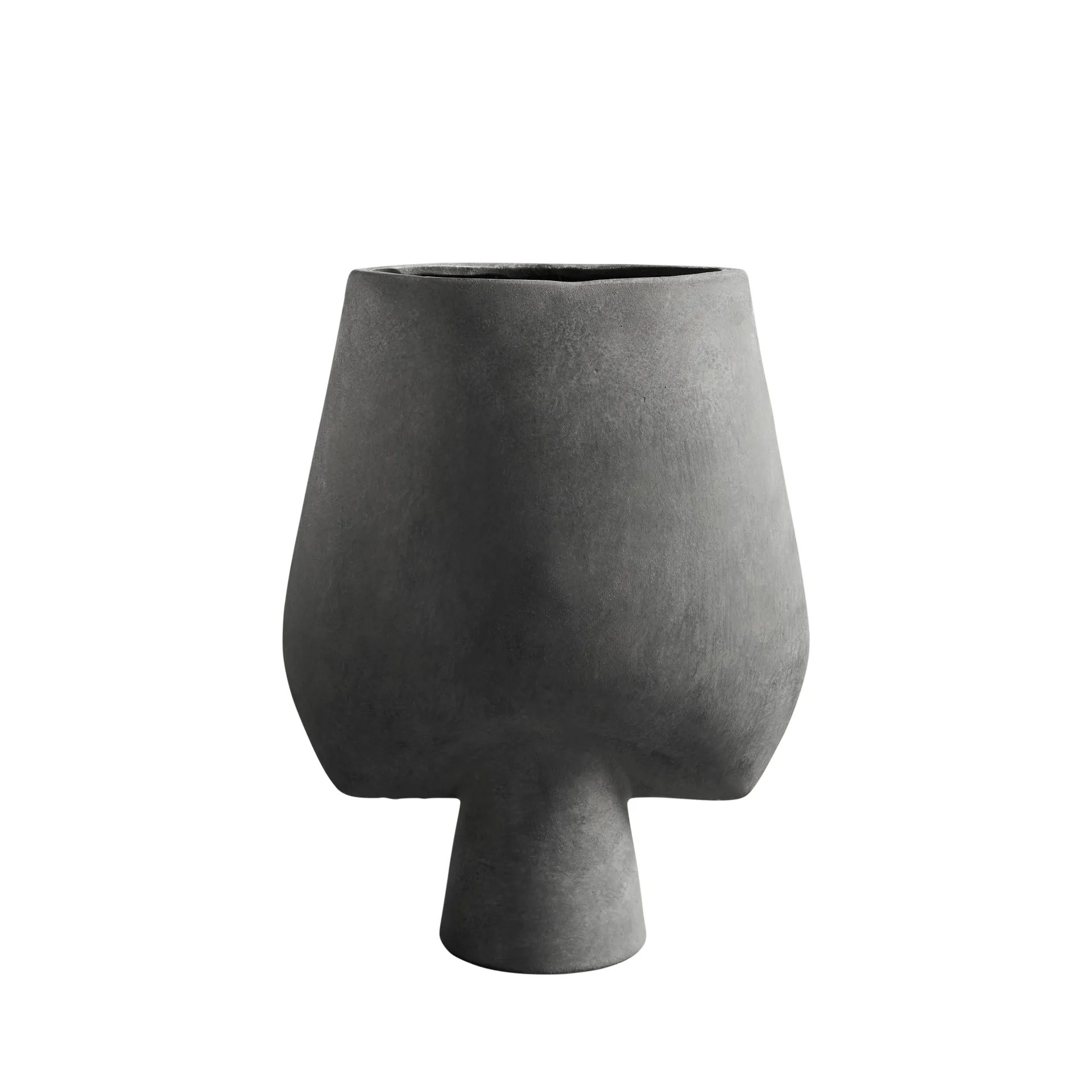 Sphere 方形大号花瓶 Ø33 cm, 深灰色 101 Copenhagen
