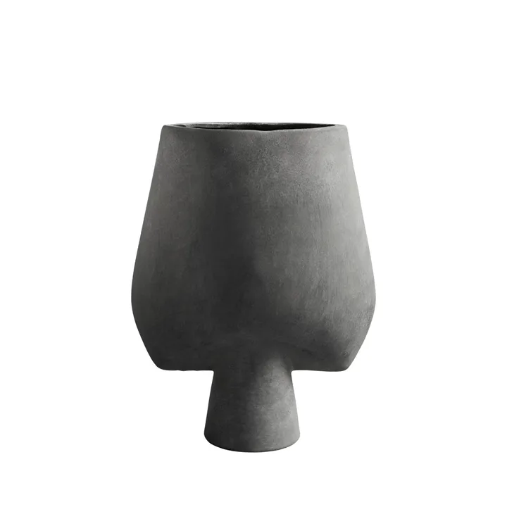Sphere 方形大号花瓶 Ø33 cm - 深灰色 - 101 Copenhagen