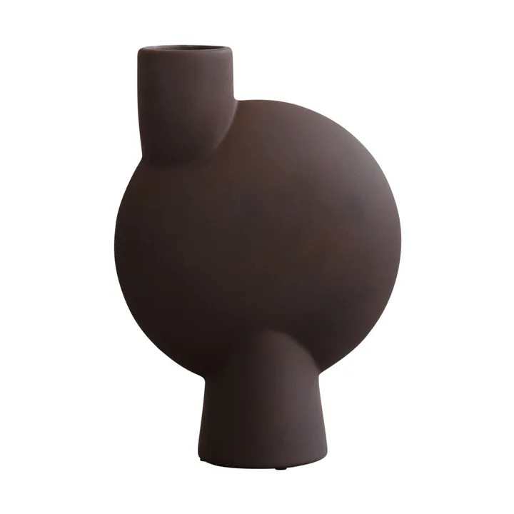 Sphere Bubl 中号花瓶 - 巧克力棕色 - 101 Copenhagen