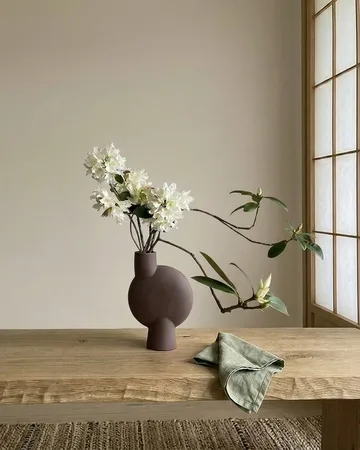 Sphere Bubl 中号花瓶 - 巧克力棕色 - 101 Copenhagen