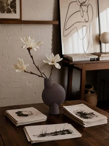 Sphere Bubl 中号花瓶 - 巧克力棕色 - 101 Copenhagen