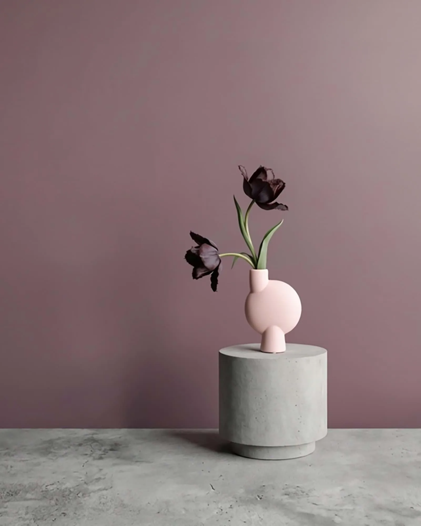 Sphere Bubl 中号花瓶, 玫瑰色 101 Copenhagen