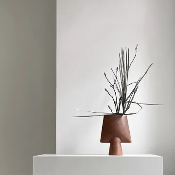 Sphere 方形迷你花瓶北欧简约风格家居装饰花瓶 - 赤陶色 - 101 Copenhagen