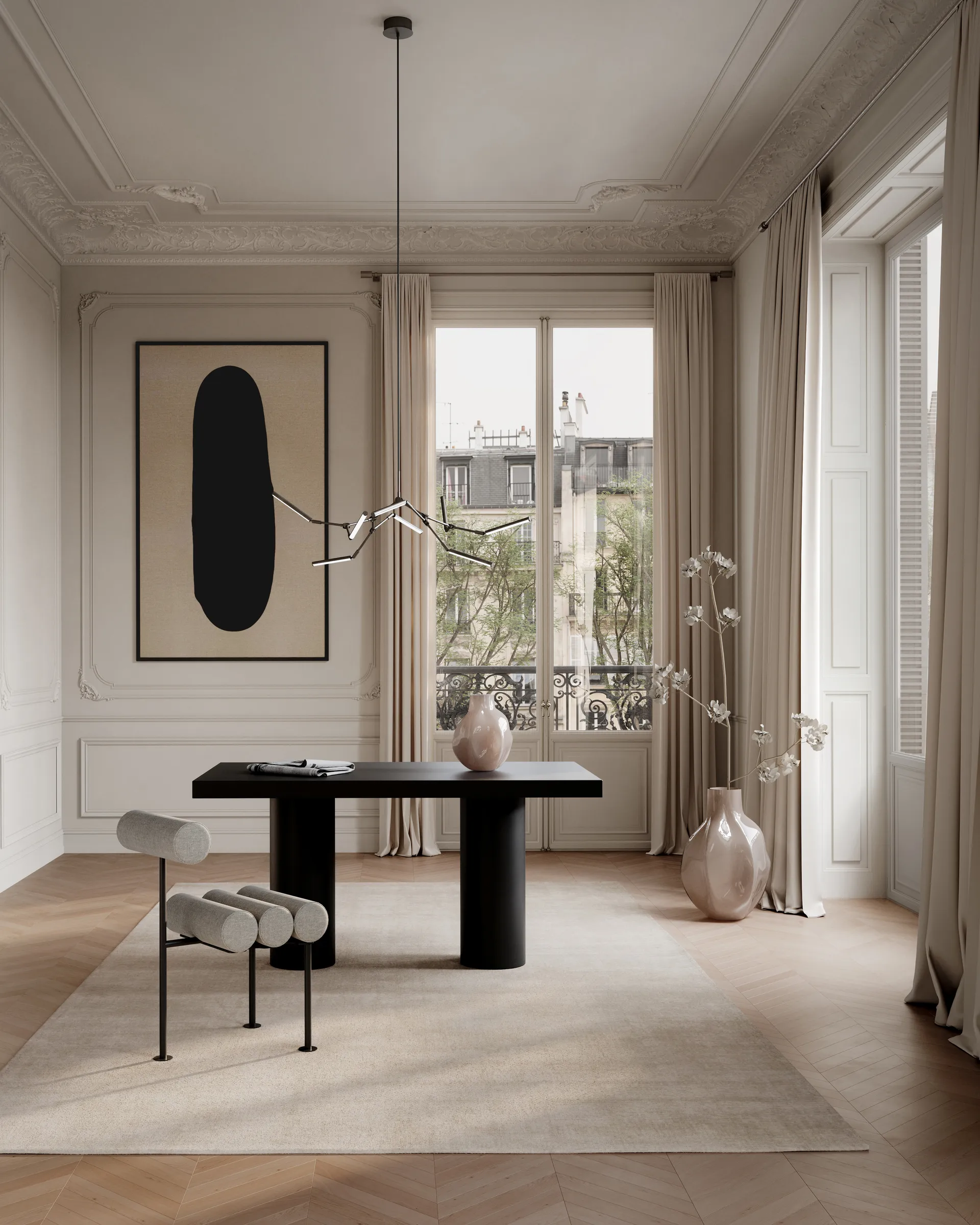 Stick 枝形吊灯 ceiling crown mini, Bronze 101 Copenhagen