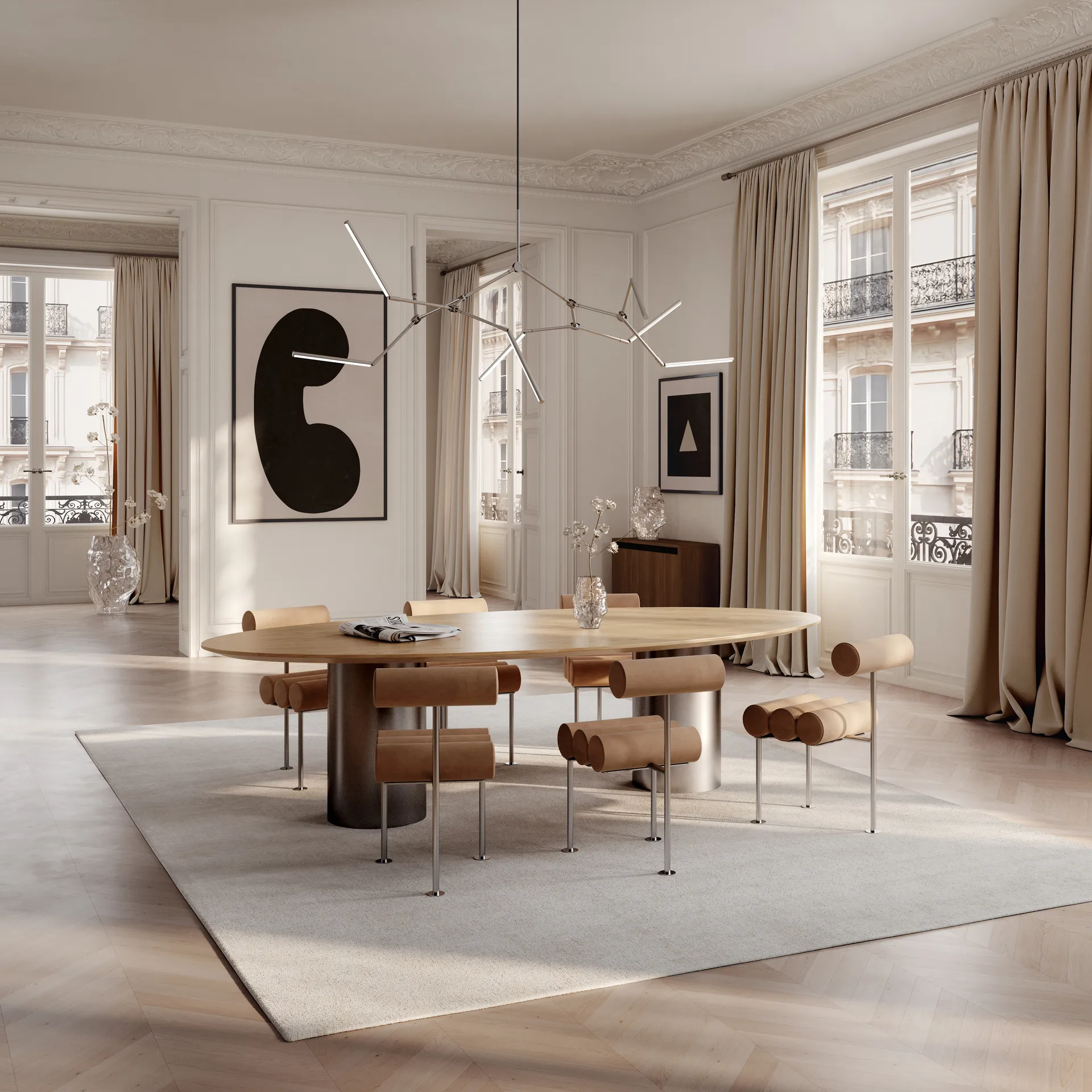 Stick 枝形吊灯 枝形吊灯, 镀铬色 101 Copenhagen