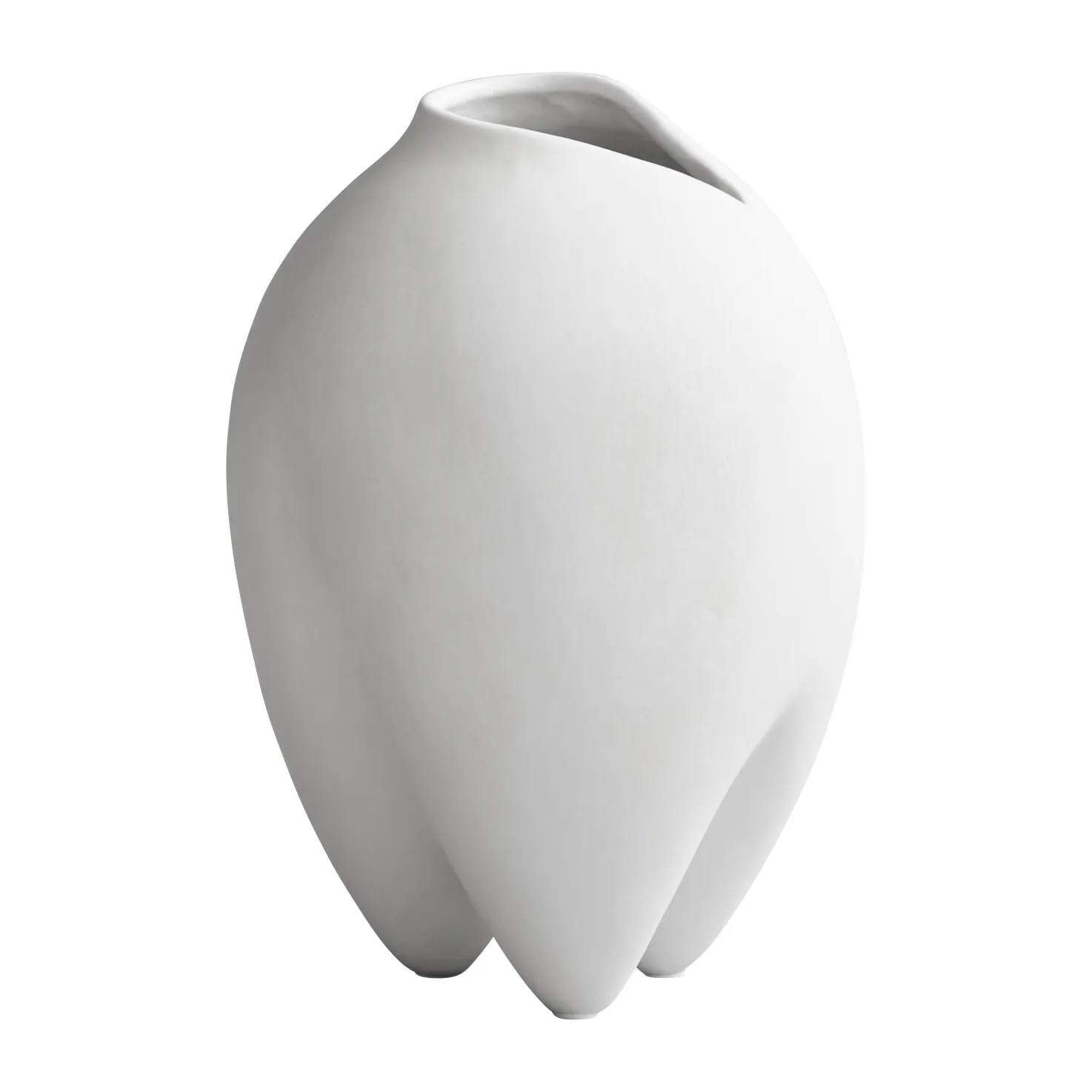 Sumo窄口花瓶 直径14cm, 骨白色 101 Copenhagen