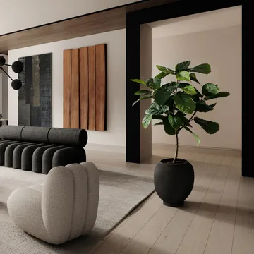 Sunao 花瓶 big 55 cm - 黑色 - 101 Copenhagen