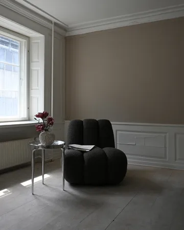 Toe lounge 椅子 bouclé - Deep 灰褐色 - 101 Copenhagen